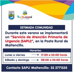 ATENCIÓN DE SALUD DE URGENCIA DURANTE ESTE VERANO 