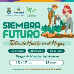 PARTICIPA DE LOS TALLERES SIEMBRA FUTURO
