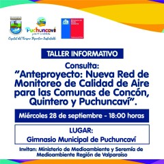 NUEVO TALLER SOBRE ANTEPROYECTO DE LA NUEVA RED DE MONITOREO DE CALIDAD DE AIRE