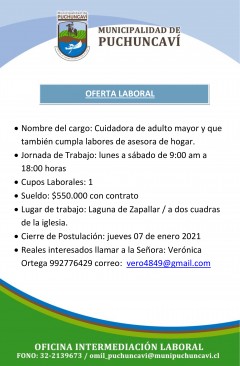 OFERTA LABORAL