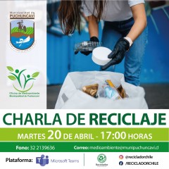 CHARLA DE RECICLAJE ONLINE