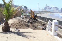 AVANZAN TRABAJOS DEL NUEVO MURO EN BORDE COSTERO DE LAS VENTANAS