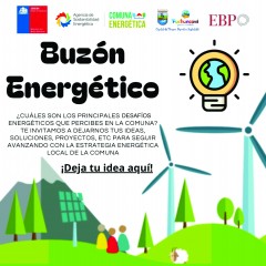 YA ESTÁ DISPONIBLE EL BUZÓN VIRTUAL PARA LA ESTRATEGIA ENERGÉTICA LOCAL PARA PUCHUNCAVÍ