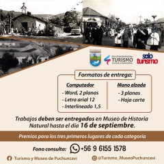 CONCURSO DE RELATOS LOCALES “HISTORIAS Y VIVENCIAS EN MI COMUNA”