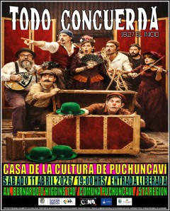 TEATRO LLEGA A PUCHUNCAVÍ CON LA OBRA “TODO CONCUERDA”
