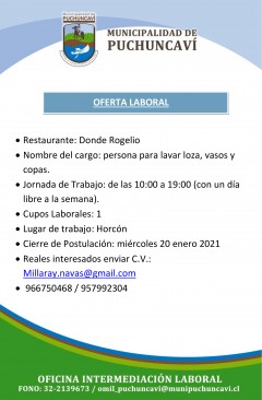 Oferta Laboral