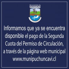 PAGO SEGUNDA CUOTA PERMISO DE CIRCULACIÓN