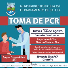 TOMA MUESTRAS PCR EN LAS VENTANAS