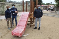 ALCALDESA SUPERVISÓ OBRAS EN PLAZA DE LA GREDA