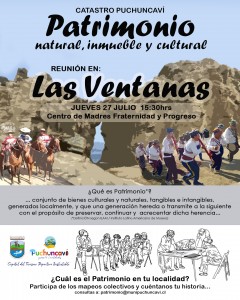 YA TENEMOS FECHA PARA EL ENCUENTRO SOBRE PATRIMONIO EN LAS VENTANAS