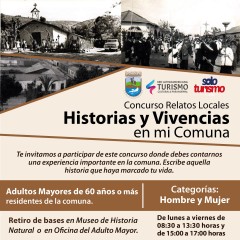 Concurso Relatos Locales, HISTORIAS Y VIVENCIAS EN MI COMUNA