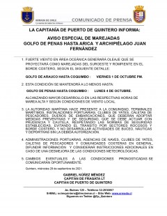 MAREJADAS 1 A 4 DE OCTUBRE