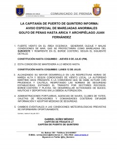 ENTRE TODOS NOS CUIDAMOS DE LAS MAREJADAS