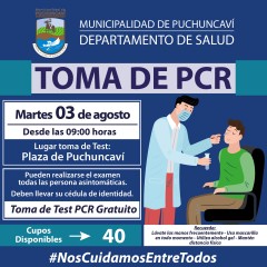 TOMA DE PCR EN PUCHUNCAVÍ