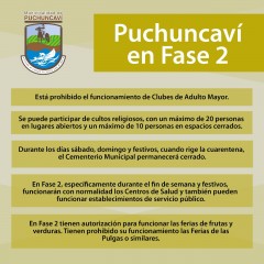 PUCHUNCAVÍ EN FASE 2