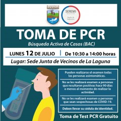TOMA MUESTRAS PCR EN LA LAGUNA