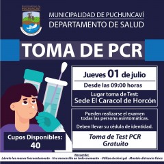 TOMA PCR HORCÓN