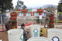SÉPTIMO PUNTO VERDE PERMANENTE SE INSTALÓ EN EL FRONTIS DE LA ESCUELA BÁSICA EL RINCÓN
