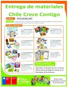 NUEVO OPERATIVO DE ENTREGA DE MATERIALES DE CHILE CRECE CONTIGO