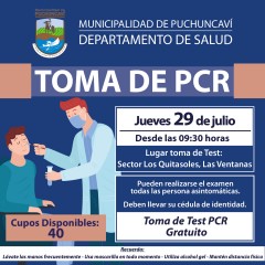 HAZTE EL EXAMEN PCR EN LAS VENTANAS