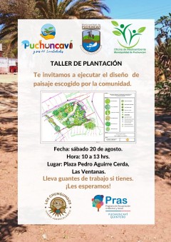 TALLER DE PLANTACIÓN PLAZA PEDRO AGUIRRE CERDA DE LAS VENTANAS