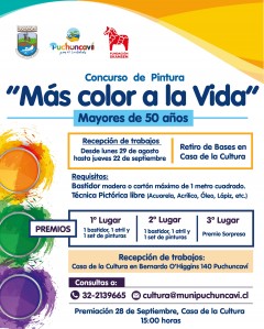 PARTICIPA EN LOS CONCURSOS DE PINTURA DEL MES ANIVERSARIO COMUNAL