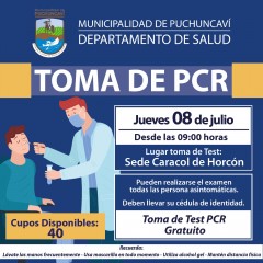 TOMA MUESTRAS PCR EN HORCÓN