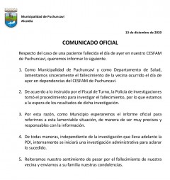 COMUNICADO OFICIAL