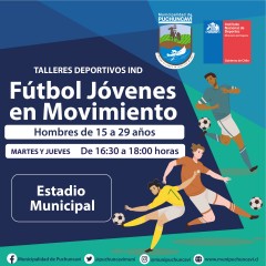 TALLERES DEPORTIVOS:  FÚTBOL JÓVENES EN MOVIMIENTO
