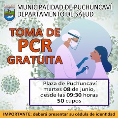 TOMA MUESTRAS PCR EN PUCHUNCAVÍ
