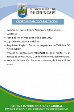 CURSOS DE CAPACITACIÓN