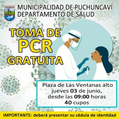TOMA PCR EN LAS VENTANAS