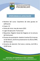 CURSOS DE CAPACITACIÓN MARZO 2021