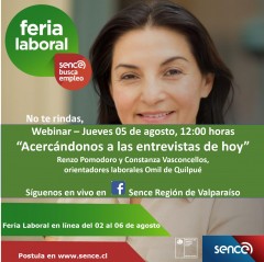 FERIA LABORAL SENCE 2021