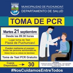 TOMA MUESTRAS PCR EN PUCHUNCAVÍ 