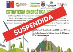 SE SUSPENDE PARTICIPACIÓN CIUDADANA, PRONTAMENTE SE INFORMARÁ SU REPROGRAMACIÓN