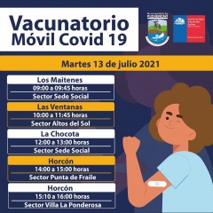 VACUNATORIO MÓVIL COVID 19