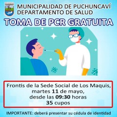 TOMA DE MUESTRAS PCR EN LOS MAQUIS 