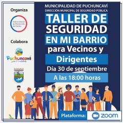 ¡HABLEMOS DE SEGURIDAD!: TALLER SELLO DE SEGURIDAD EN MI BARRIO