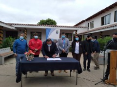 HOY SE FIRMÓ EN NUESTRA COMUNA, IMPORTANTE CONVENIO PARA LA CREACIÓN DE LA MESA REGIONAL DE TURISMO DEPORTIVO 