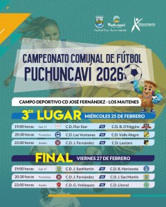 CAMPEONATO COMUNAL DE FÚTBOL PUCHUNCAVÍ 2026