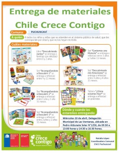 ESTE MIÉRCOLES SE REALIZARÁ SEGUNDO OPERATIVO DE ENTREGA DE MATERIALES DE CHILE CRECE CONTIGO