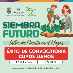 SIEMBRA FUTURO: TODO UN ÉXITO DE CONVOCATORIA