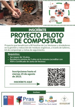HASTA EL 25 DE AGOSTO ESTAREMOS INSCRIBIENDO A LAS FAMILIAS QUE QUIERAN SER PARTE DE PROYECTO DE COMPOSTAJE