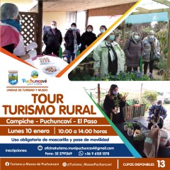TOUR TURISMO RURAL 10 ENERO