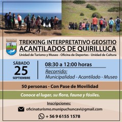 TREKKING INTERPRETATIVO GEOSITIO ACANTILADOS DE QUIRILLUCA