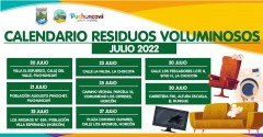 CALENDARIO OPERACIÓN BATEA DE RESIDUOS VOLUMINOSOS 