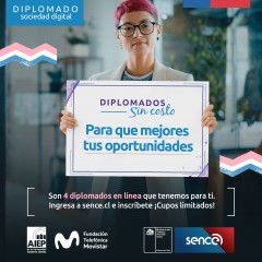 SENCE INVITA A PARTICIPAR DE DIPLOMADOS E LEARNING GRATUITOS