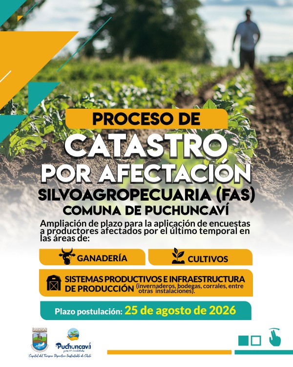 🌱 AMPLÍAN PLAZO PARA CATASTRO POR AFECTACIÓN SILVOAGROPECUARIA