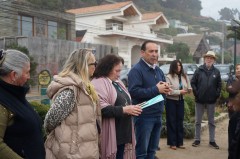 VISITA A TERRENO MARCA AVANCE DE PROYECTO QUE RENOVARÁ EL ALUMBRADO PÚBLICO DE MAITENCILLO